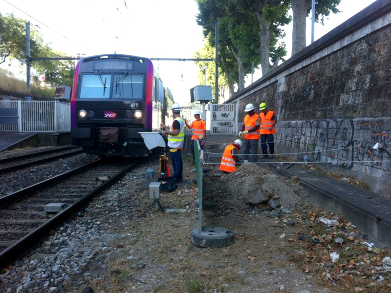 modernisation de la gare rer C Javel, environnement de travail